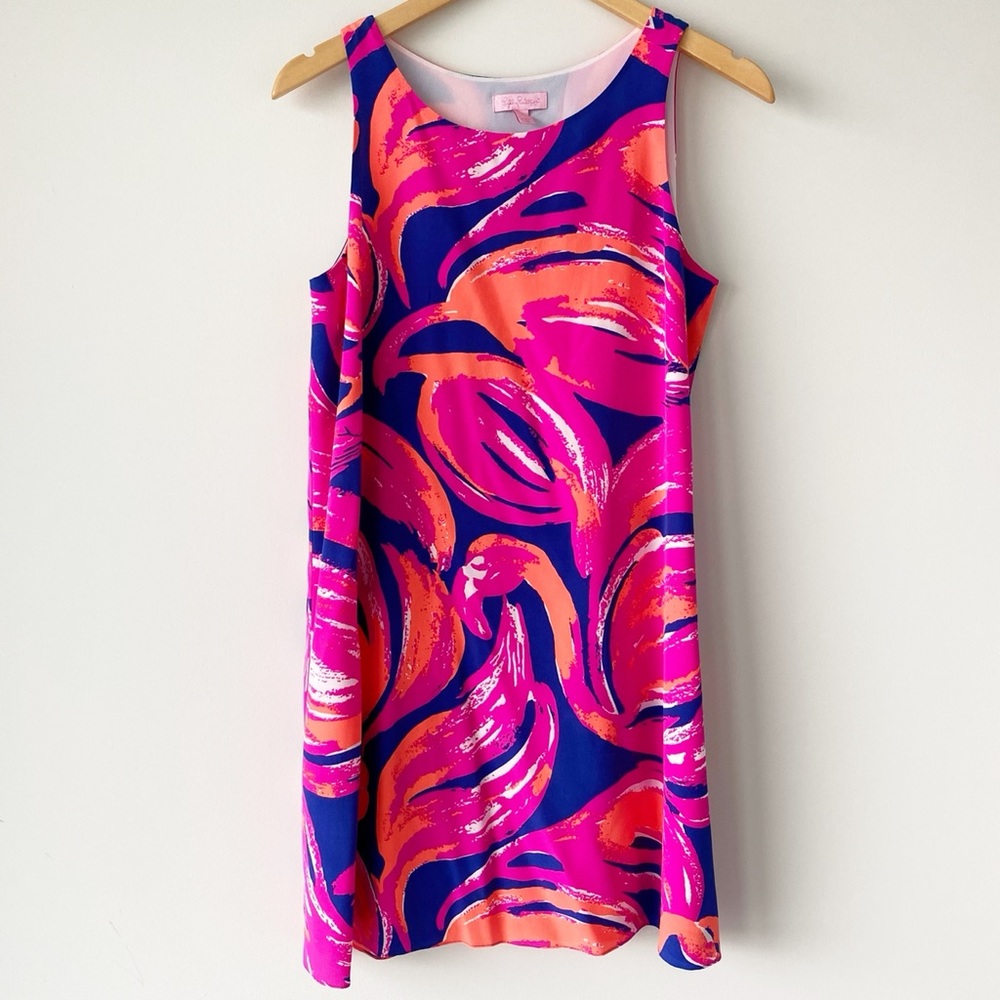 Lilly Pulitzer Bright Flamingo Shift Dress